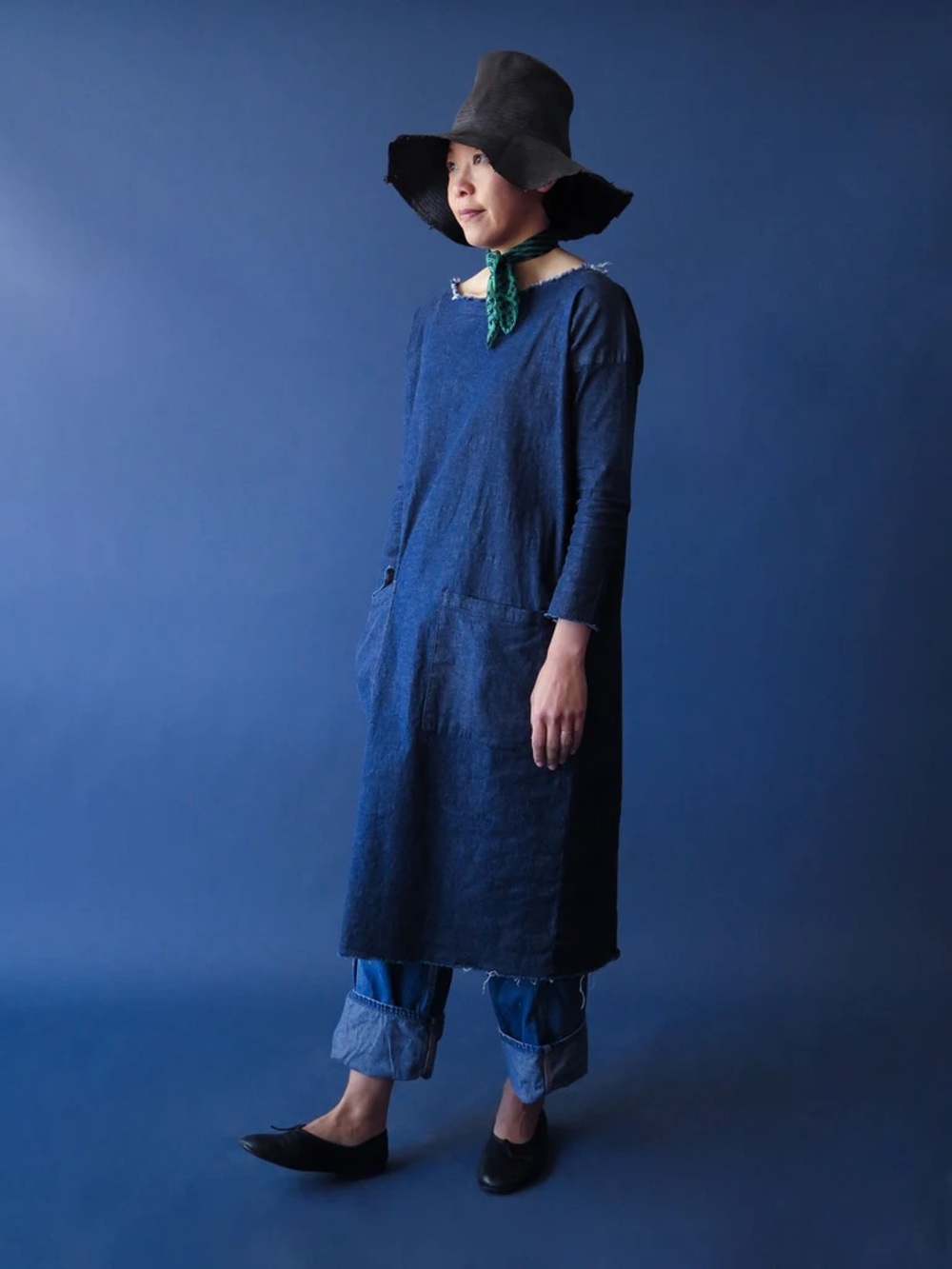 Erica tanov The Ines denim dress size 2 ( US10)
